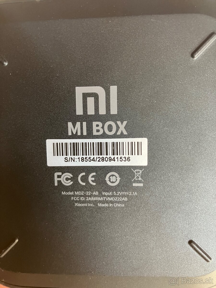 Xiaomi Mi TV Box S MDZ-22-AB Media player