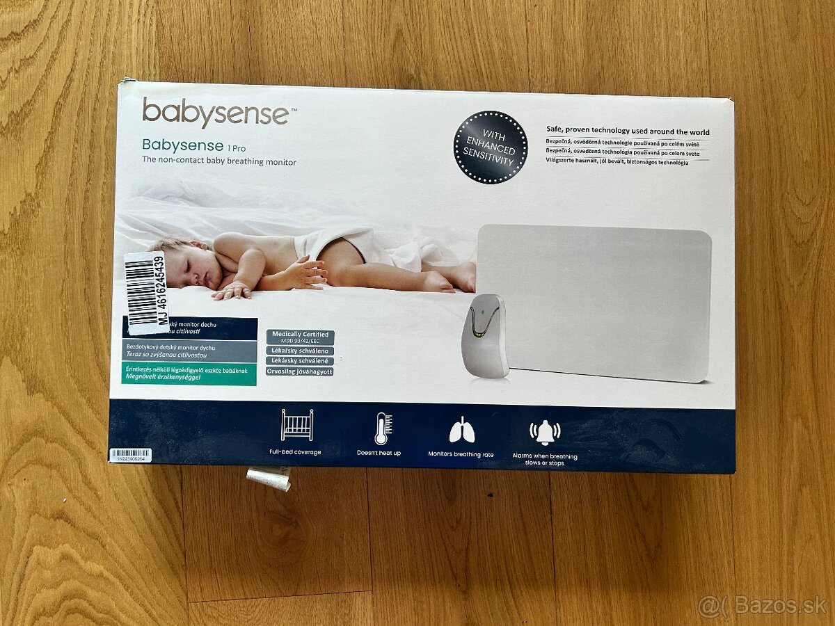Monitor dychu Babysense 1 pro biely