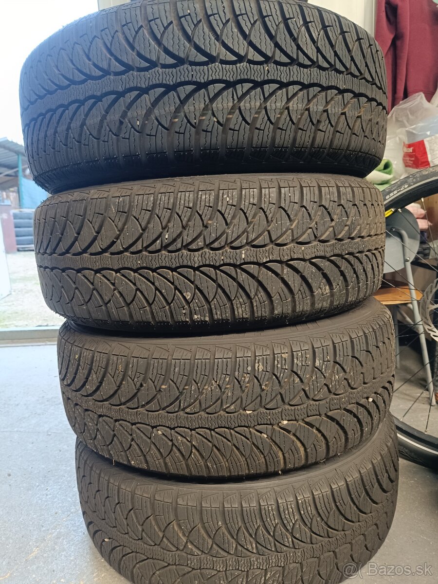 Plechové disky 5x100 R15 + zimné pneumatiky 185/55 R15