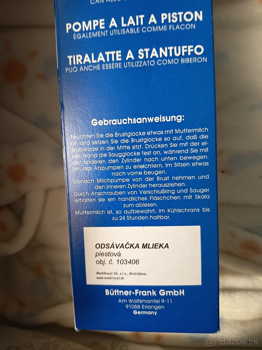 Predám odsávačku mlieka