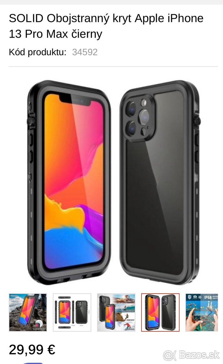 Obojstranný krit Apple 13pro max