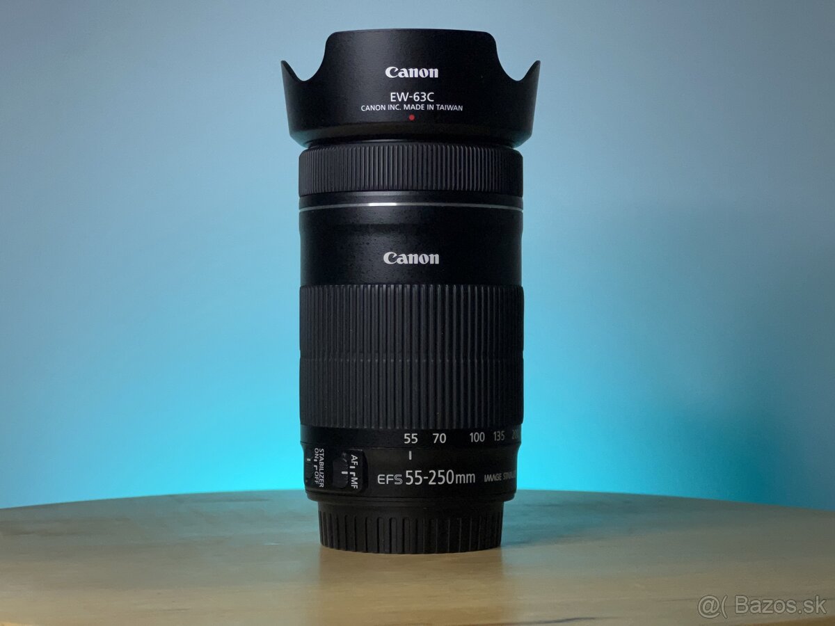 Canon EF-S 55-250mm IS STM f/4-5.6 objektív
