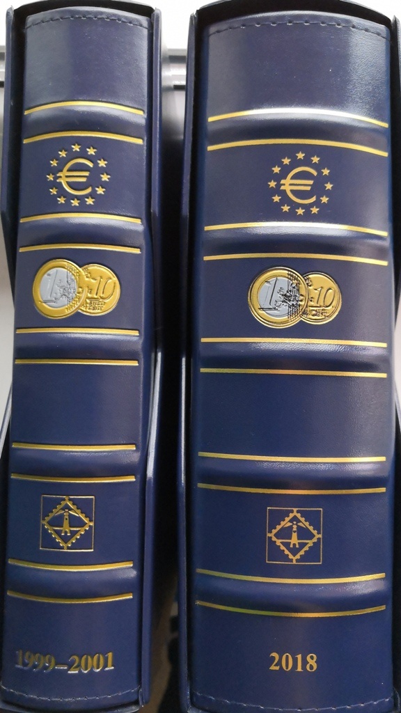 Zbierka ročníkových sád euromincí 1999-2018