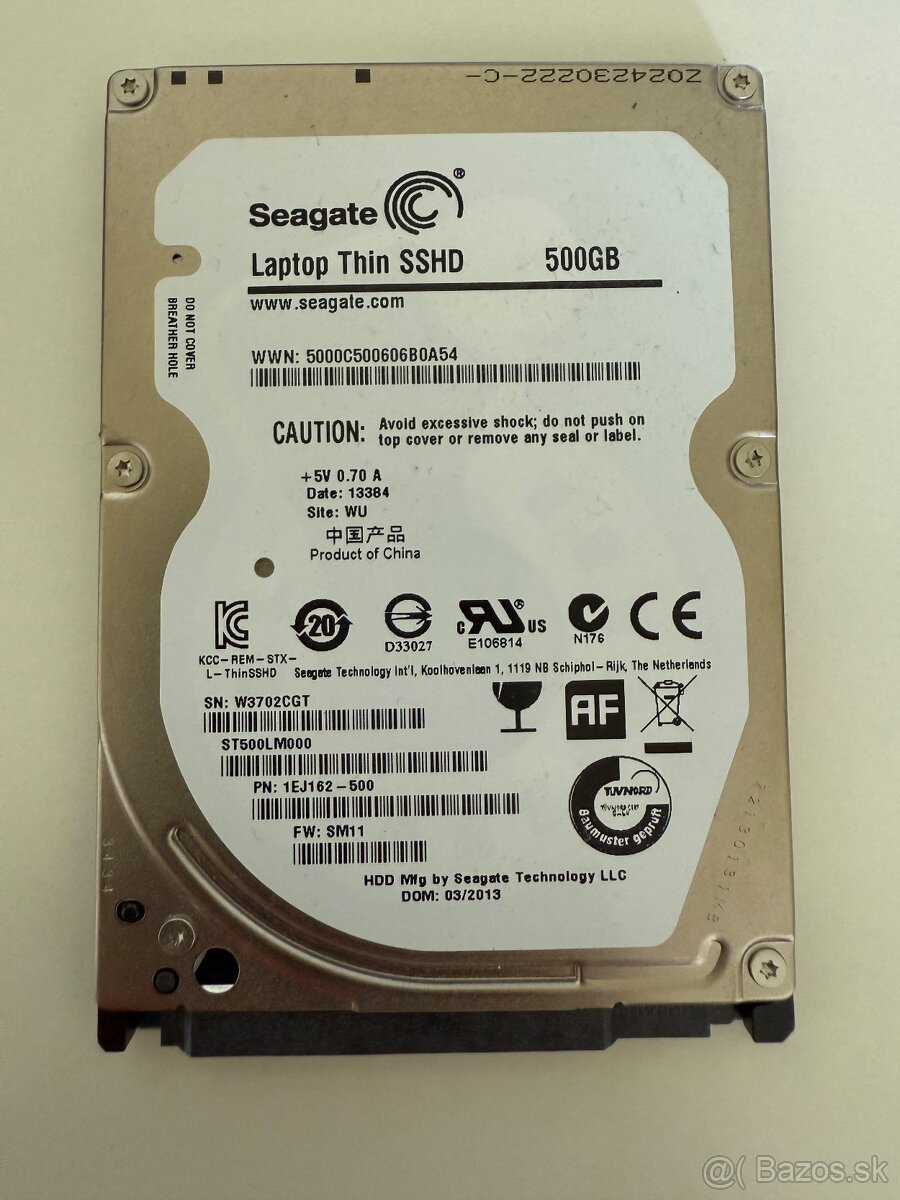 Seagate Laptop Thin SSHD 500GB