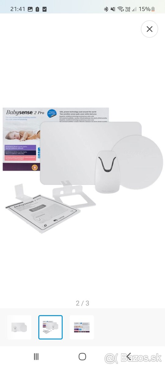 Monitor dychu Hisense Babysense 2 Pro (2 podlozky) V ZARUKE