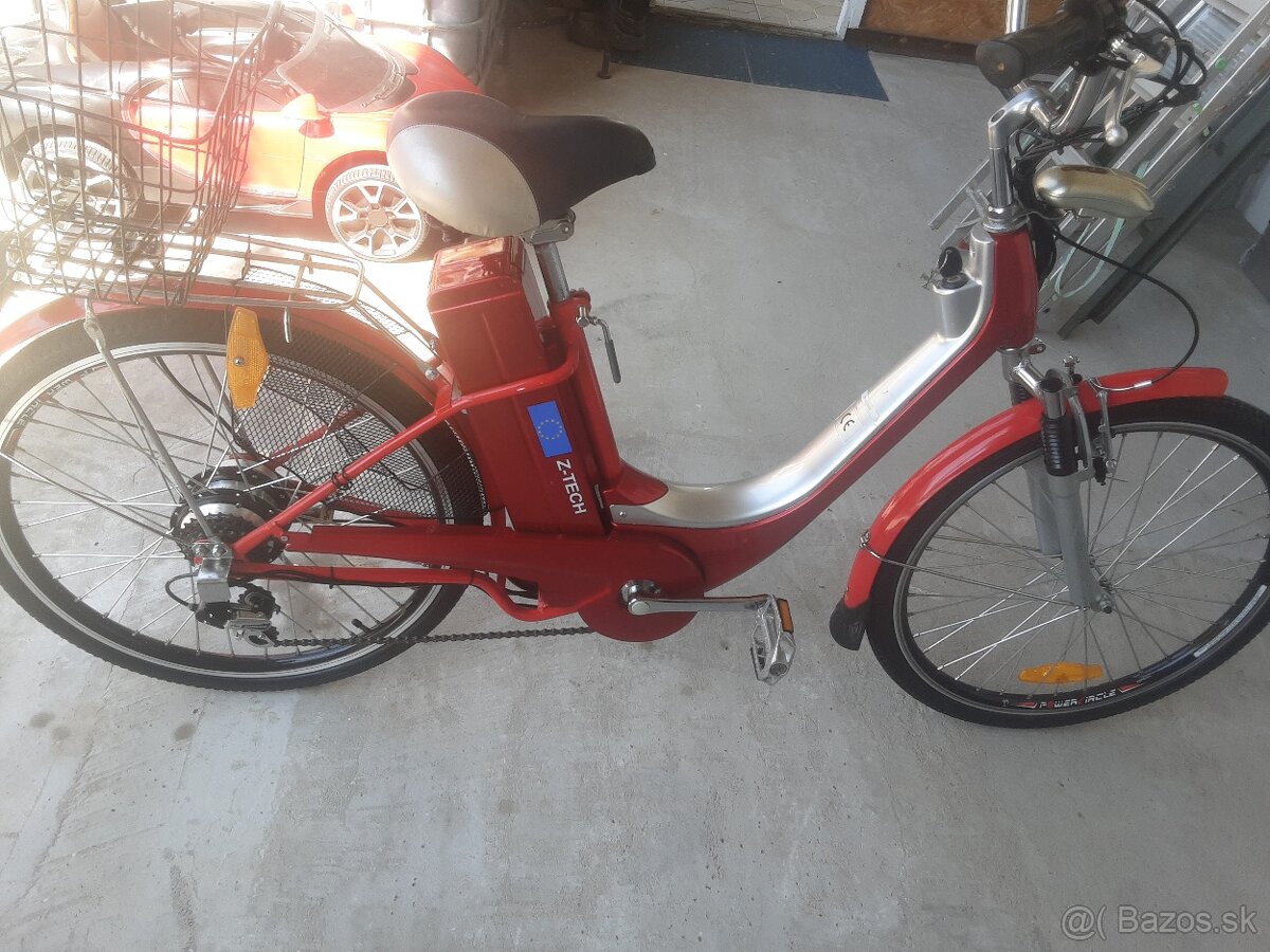 Elektrobicykel 250W starší typ -ako nový