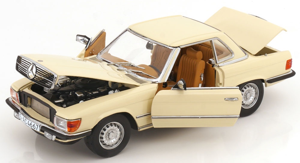 NOVÝ 1:18 SUNSTAR Mercedes Benz 350SL Hardtop.