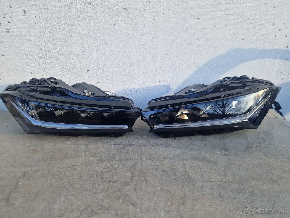 Škoda Superb 4 IV ľavé a pravé predné svetlo ledkove