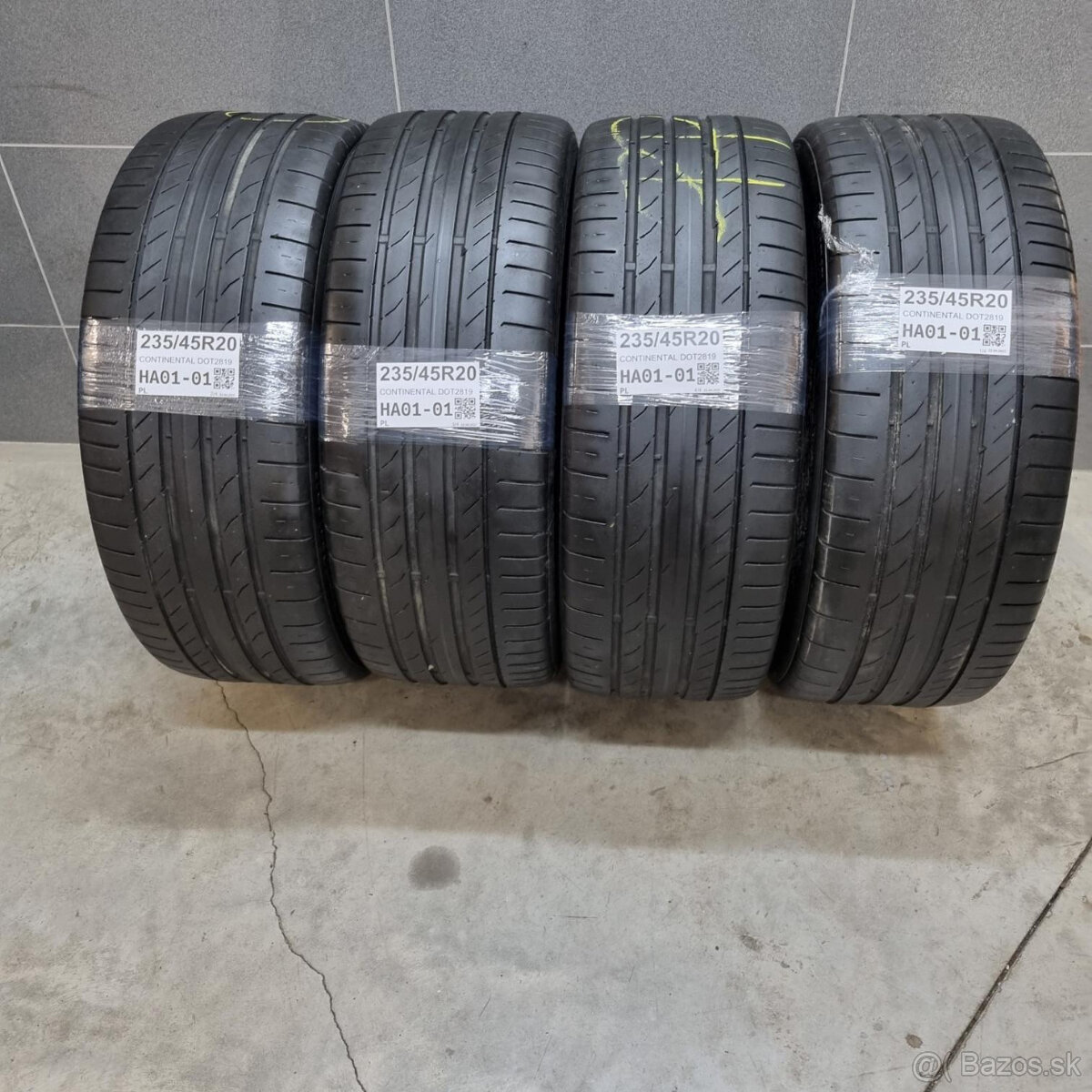 Letné pneumatiky 235/45 R20 CONTINENTAL DOT2819