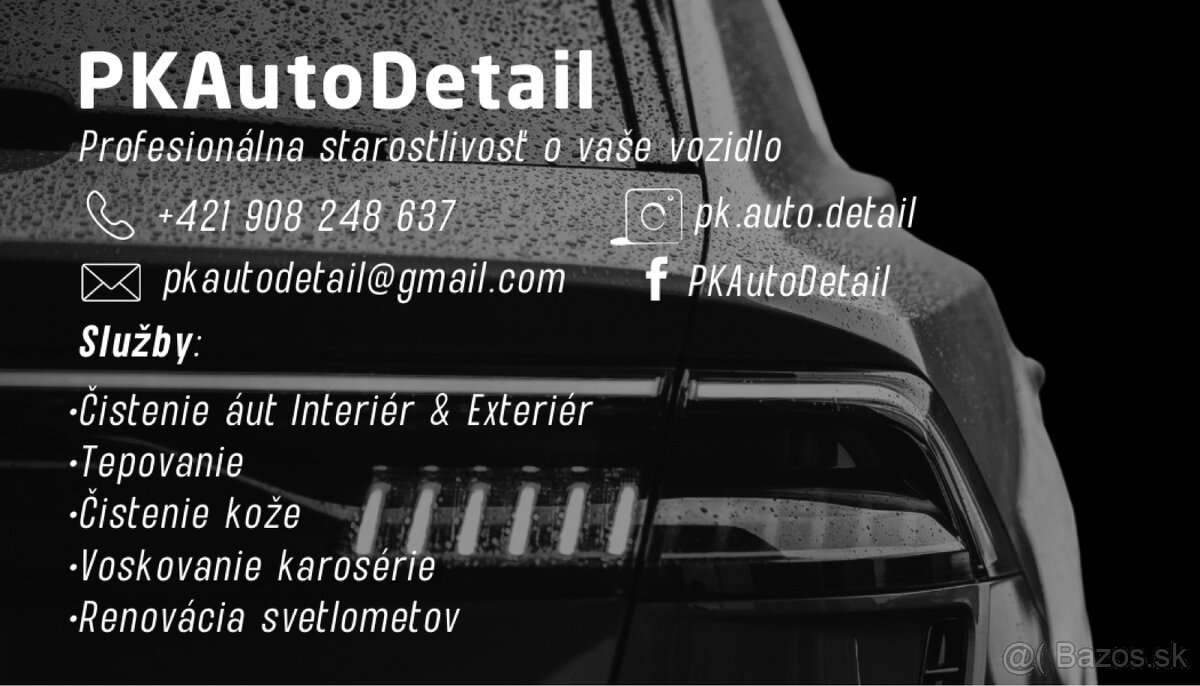 Čistenie aút, renovácia svetlometov