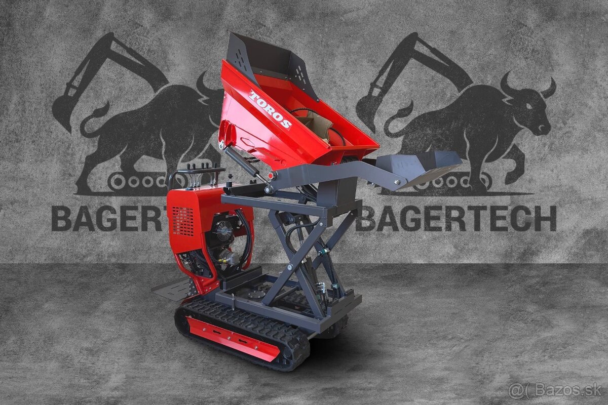 Motorový fúrik MINIDUMPER TOROS TRS-05A