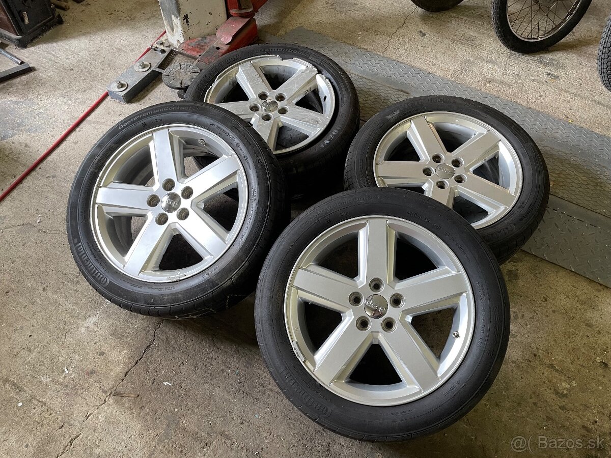 5x114,3 18" Alu disky JEEP+ originál TPMS senzory