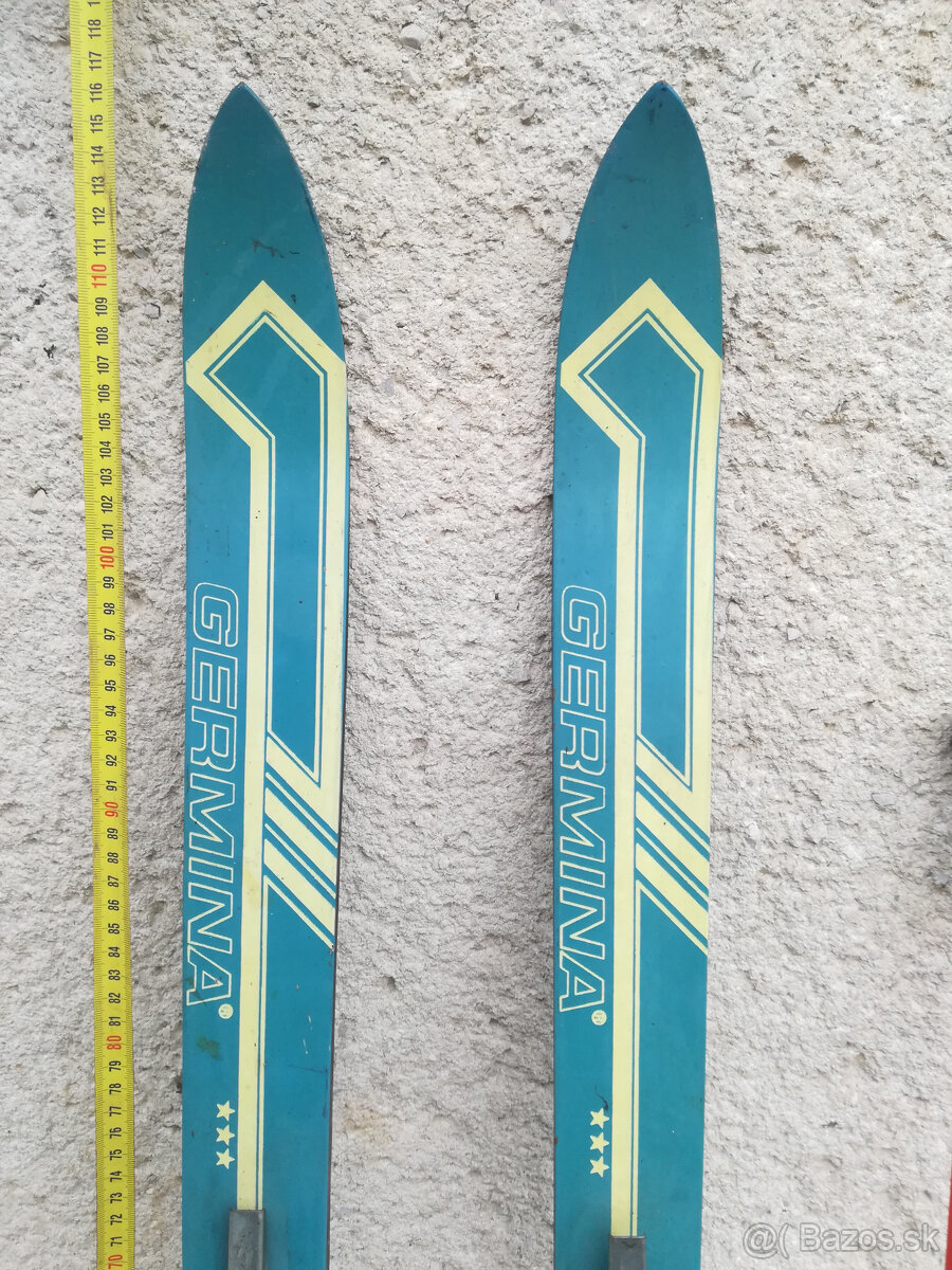 detské retro lyže nové