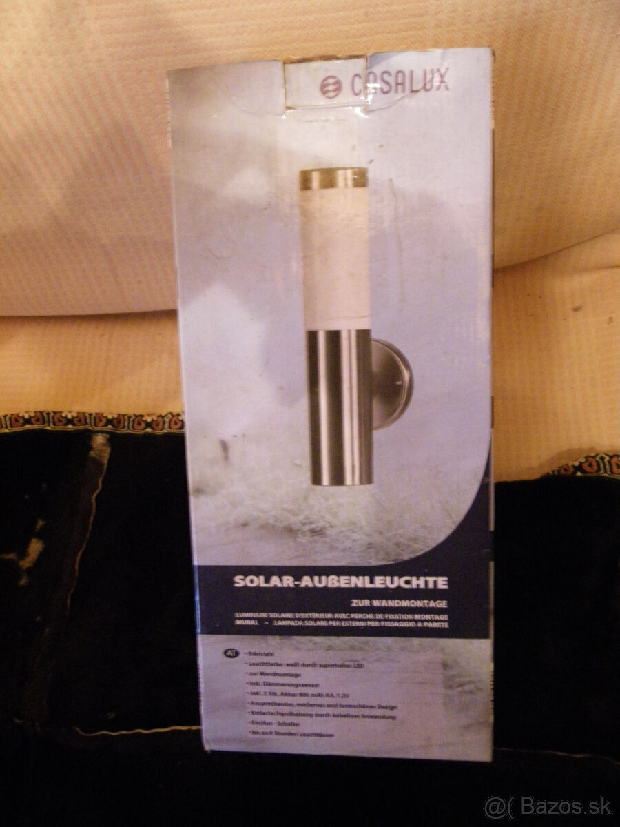 Solárna lampa aj na von