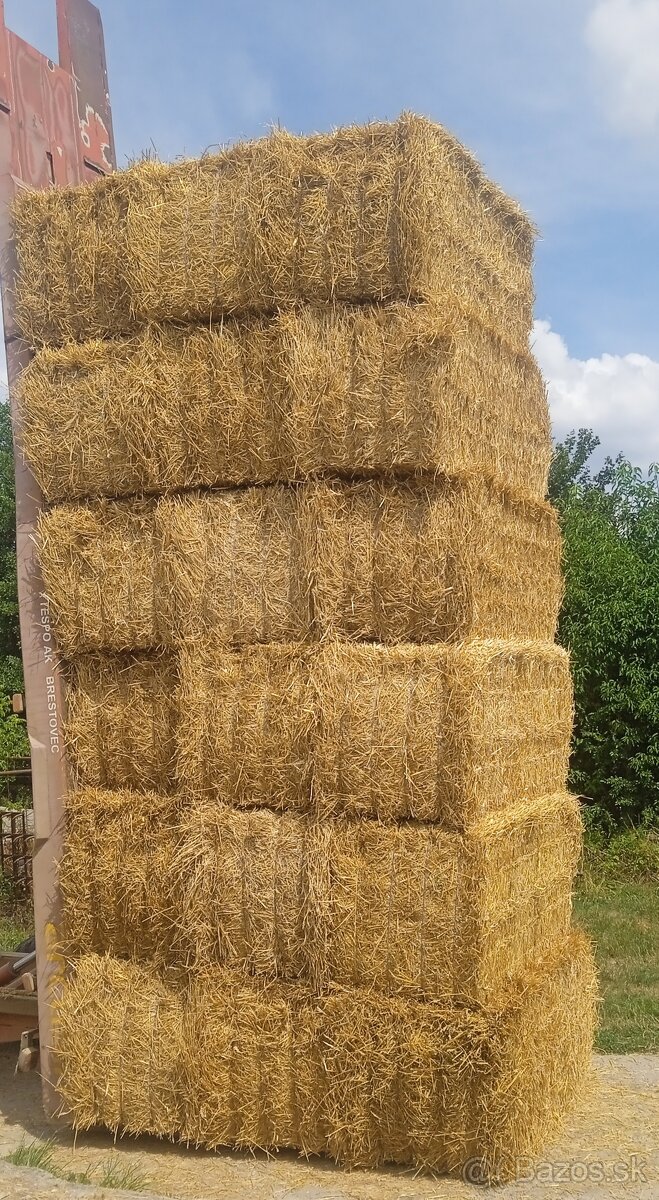 Slama psenicna, hranate baliky