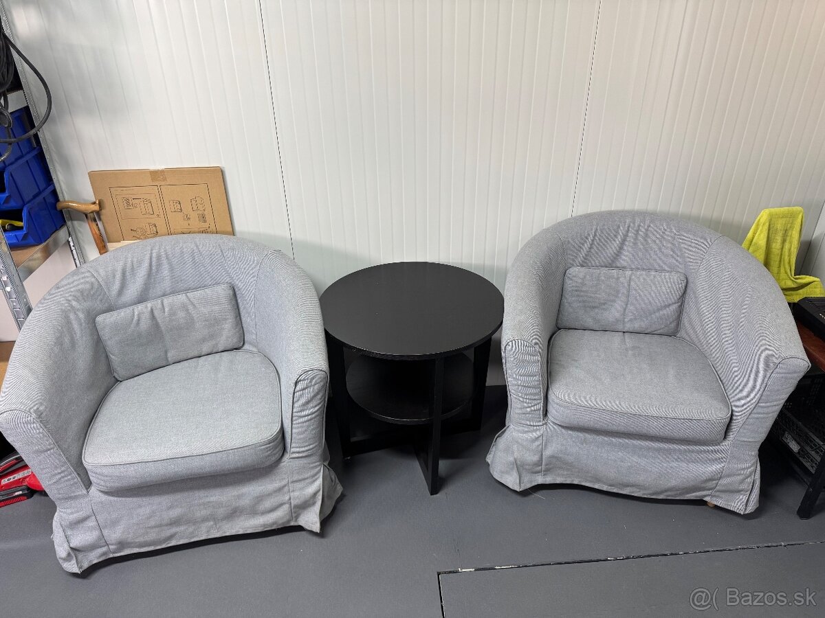 IKEA TULLSTA a stolik VEJMON