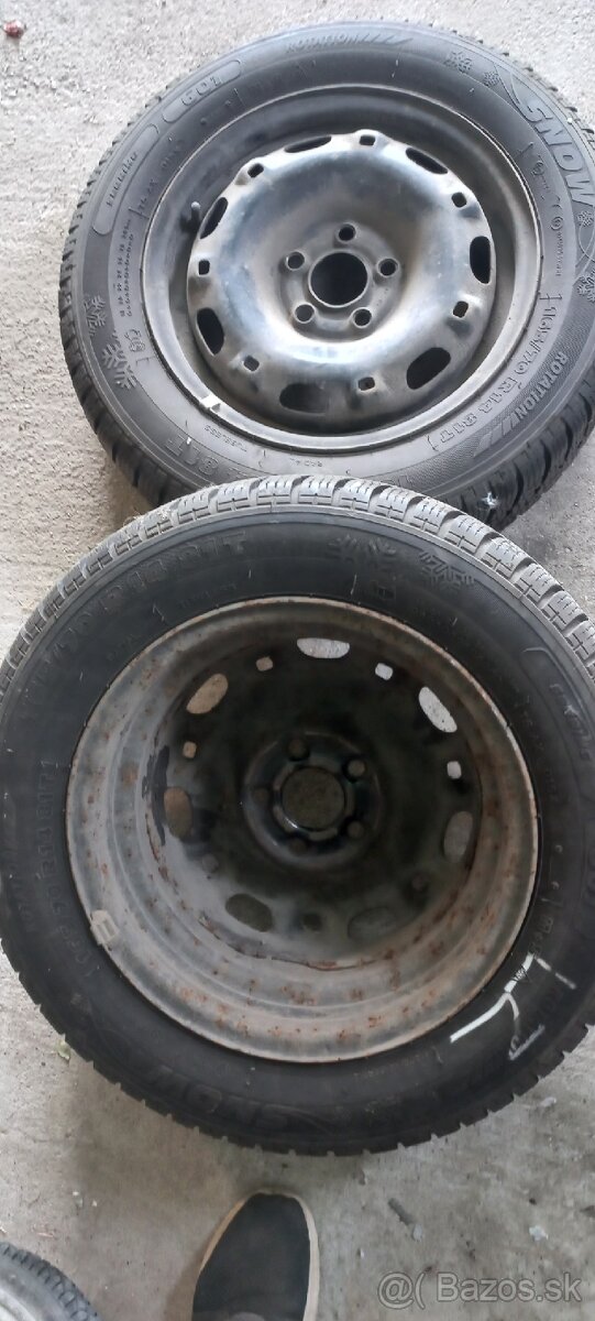 Predám plechové disky R14 81T na kolesá 165/70
