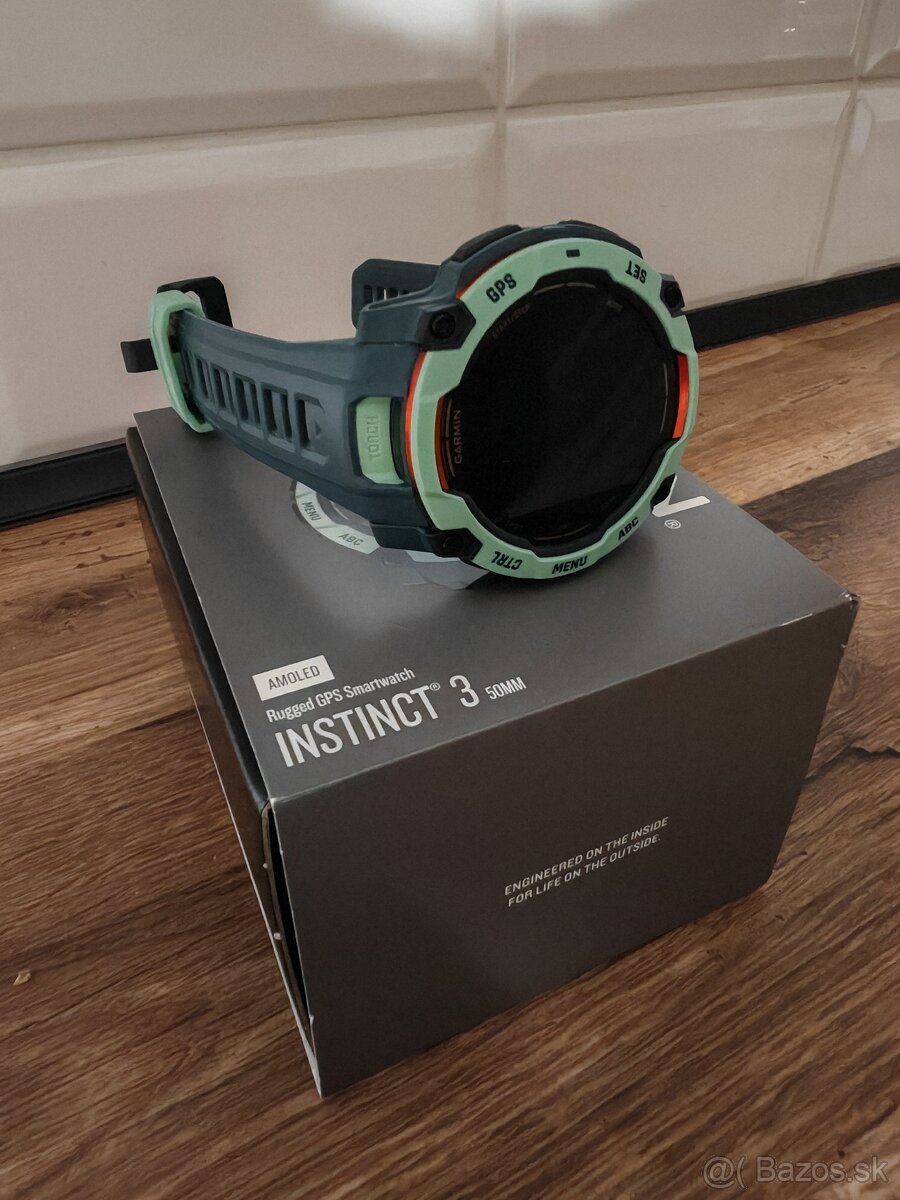 Predám hodinky Garmin Instinct 3 AMOLED 50MM , záruka