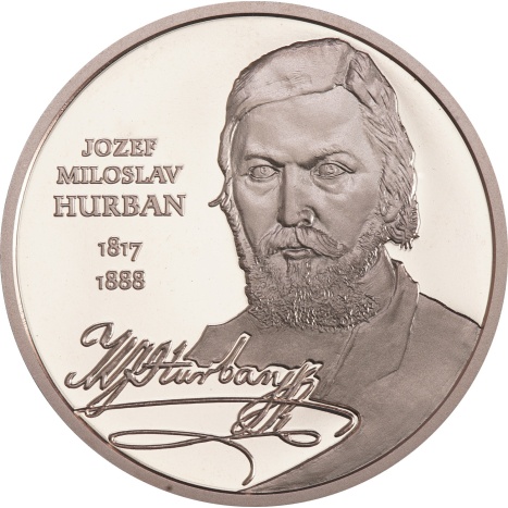 Štúrovci strieborná medaila J.M.Hurbana