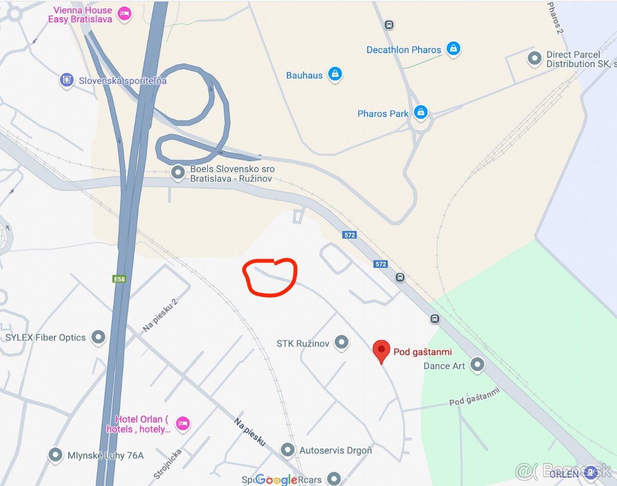 Prenájom / predaj pozemku na priemyselné a logistické účely