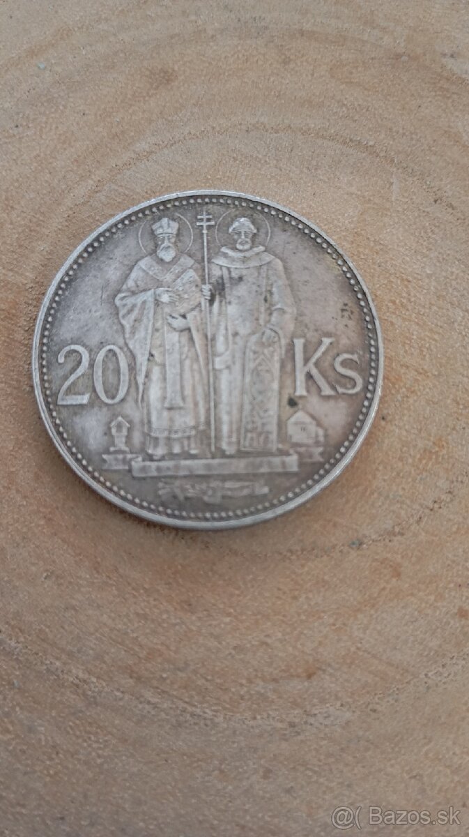 minca 20 Ks 1941. Nie je to dvojkríž.