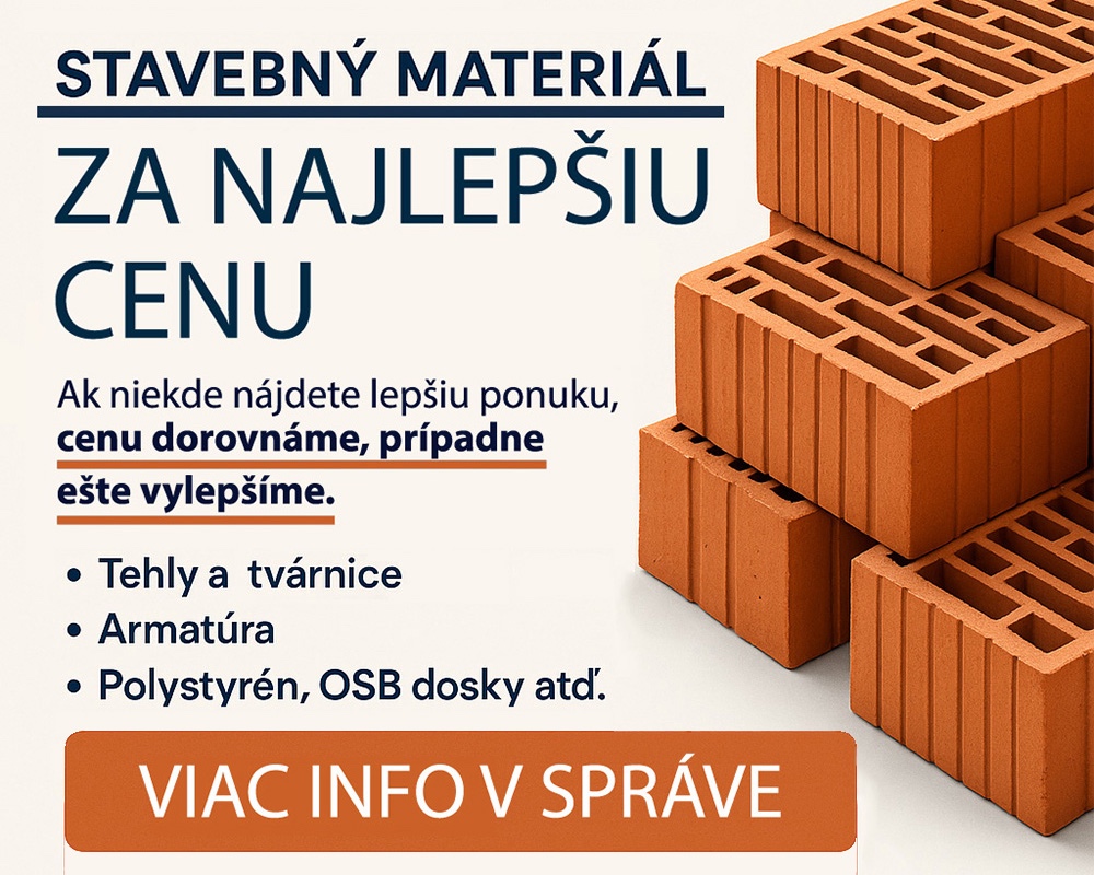 Výhodný nákup stavebného materiálu – nové aj skladové kusy