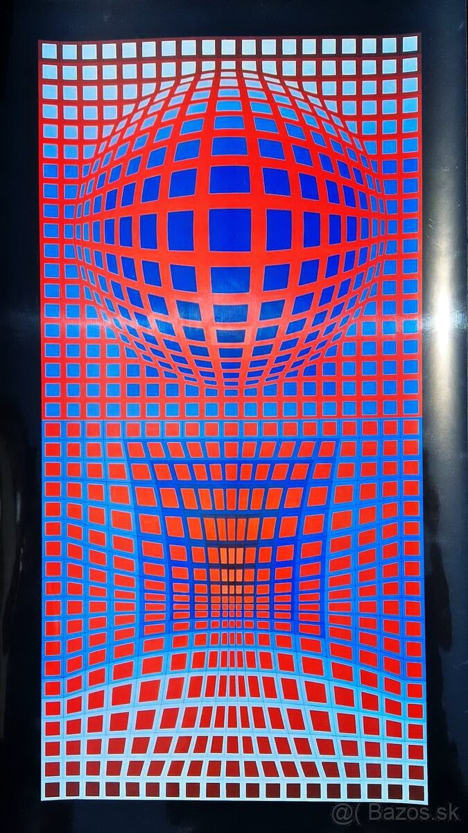 Victor Vasarely - VP - RB (Bez rámu) Heliogravúra