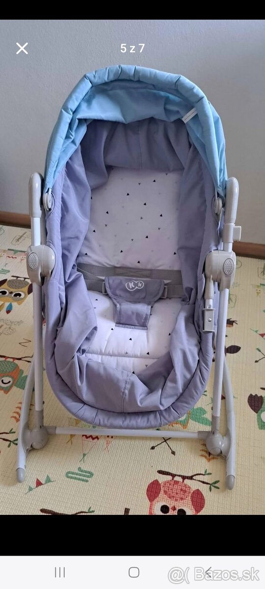 Lehátko/postielka Kinderkraft 5v1