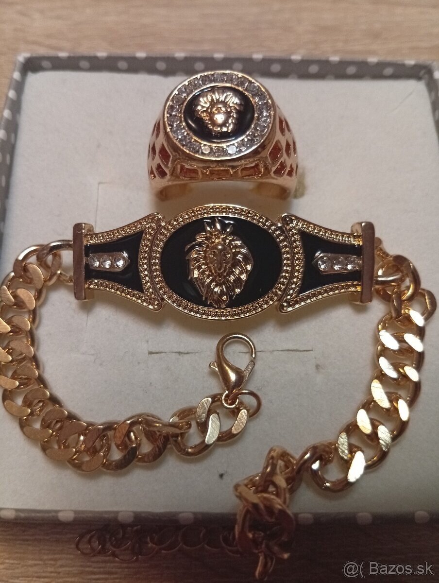 VERSACE SET - NÁDHERNÝ POZLÁTENÝ SET