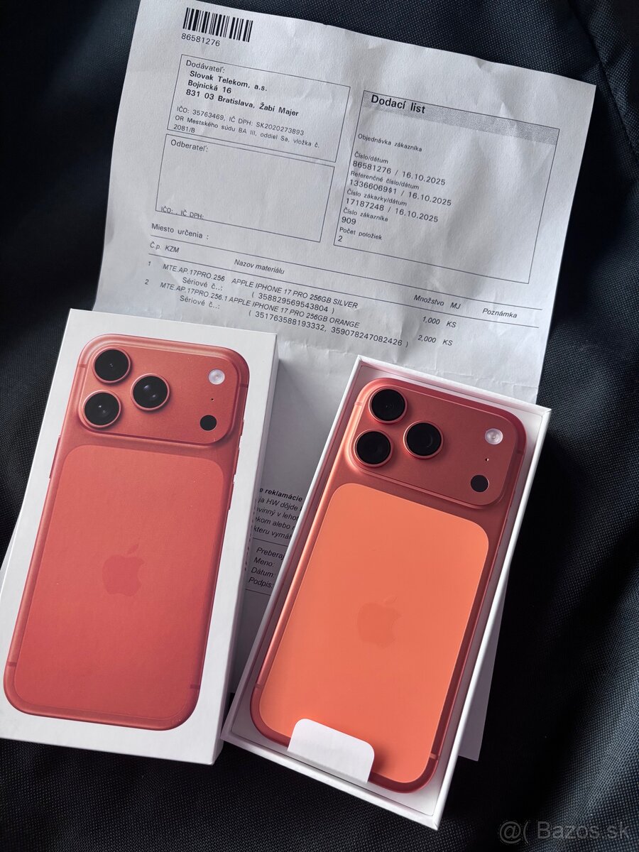 iPhone 17 Pro 256gb - iba rozbaleny