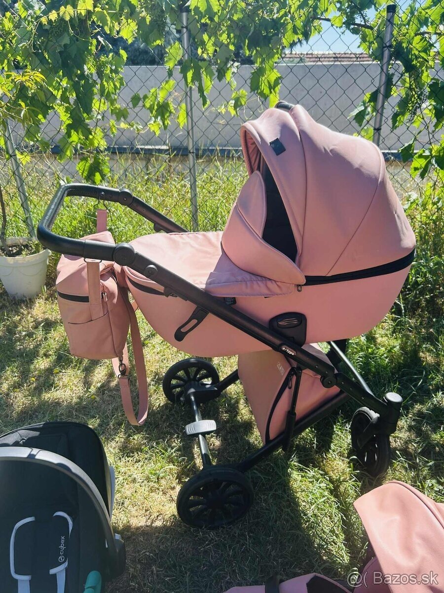 Anex e-type dvojkombinácia plus cybex vajíčko+isofix+adaptér