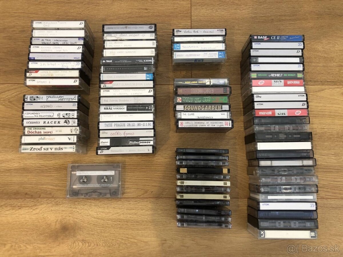 kazety audiokazety MC