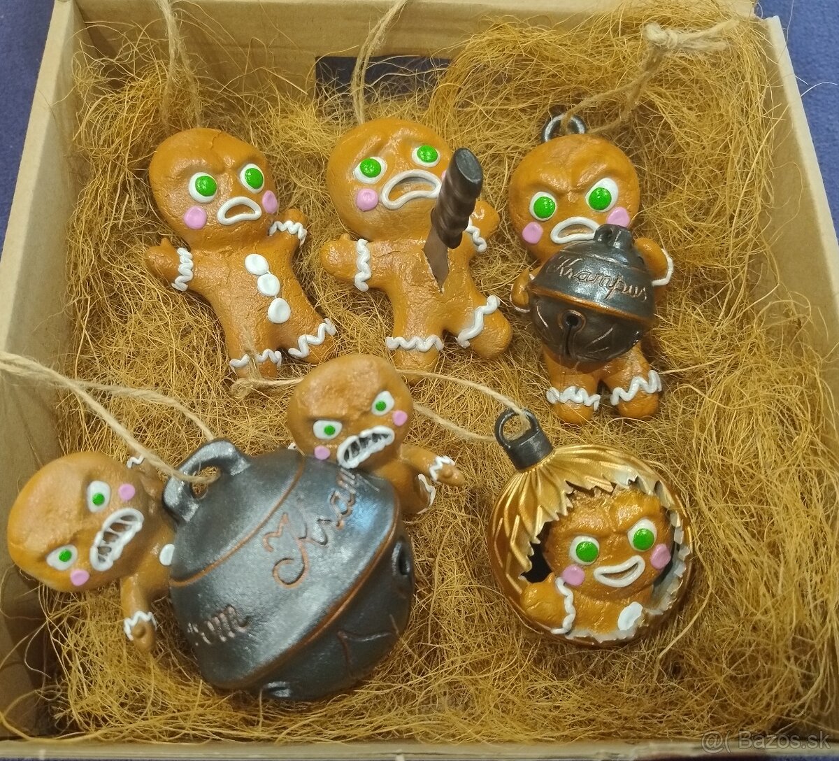 Krampus :Sada ozdôb