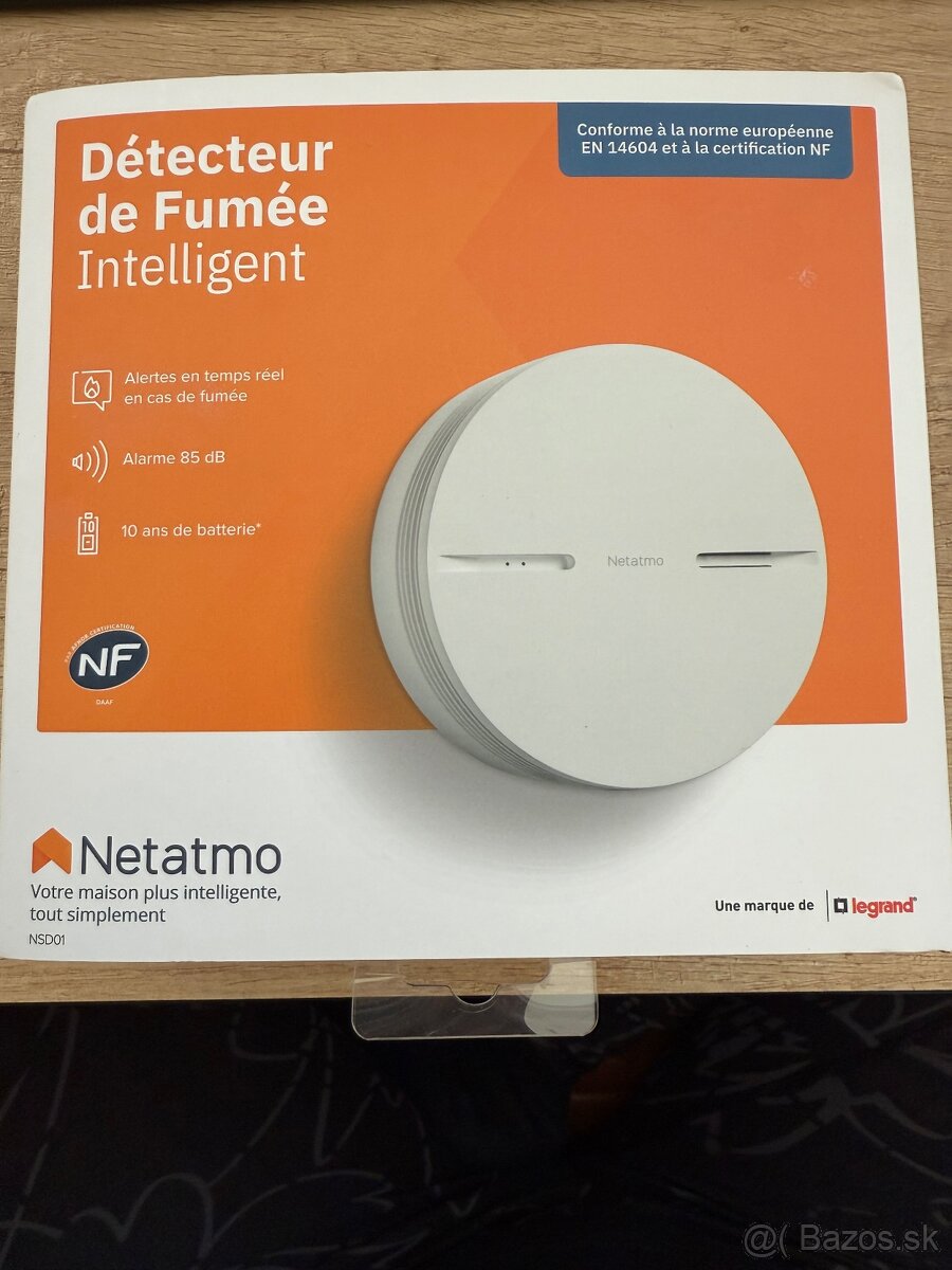 Detektor dymu Netatmo