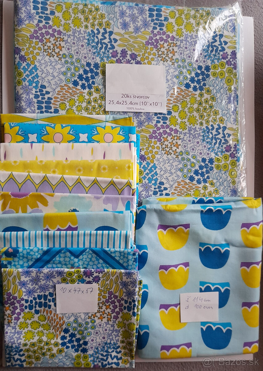 Patchwork- americké dizajnové látky