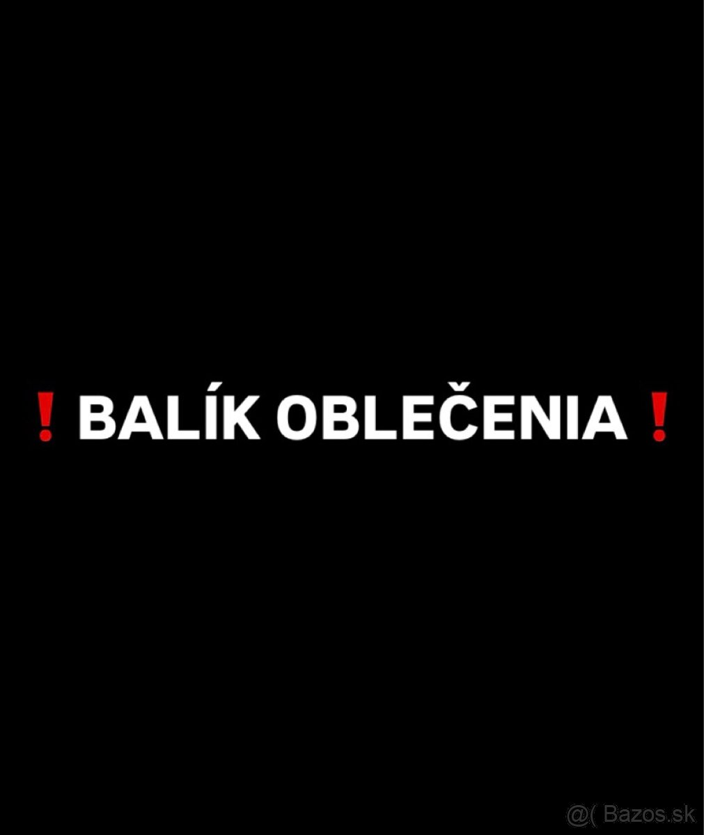 Balik oblečenia