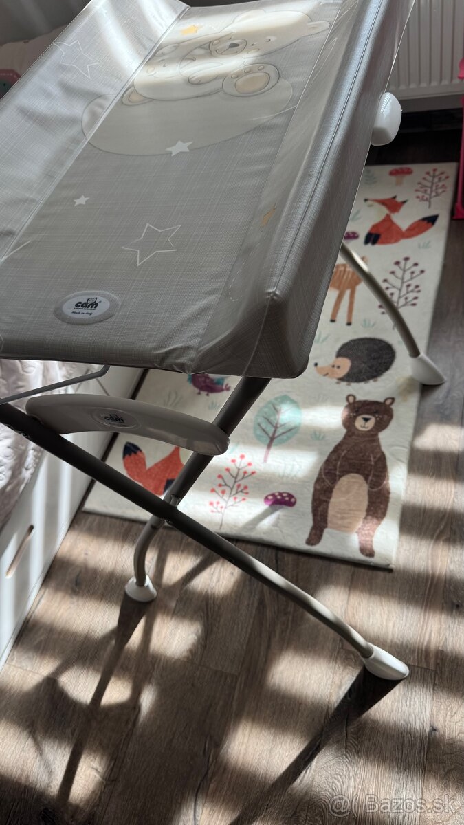 CAM PREBAĽOVACÍ STÔL S VANIČKOU