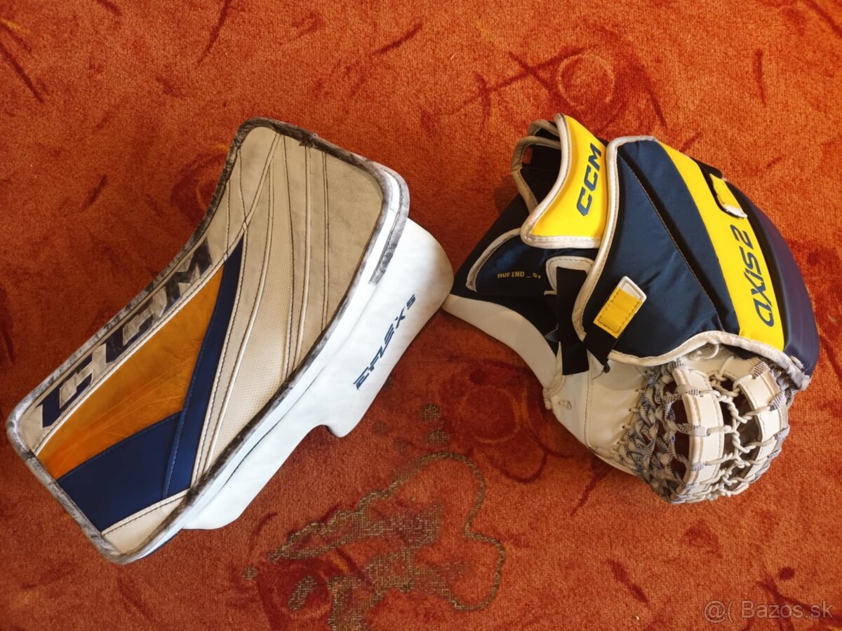 Brankárska lapačka CCM AXIS 2 + vyrážačka CCM Eflex 5,custom