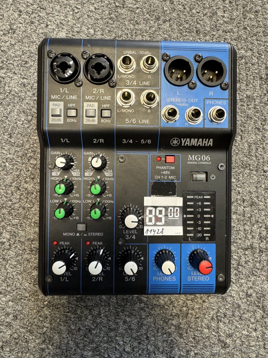 Mixážny pult Yamaha MG06