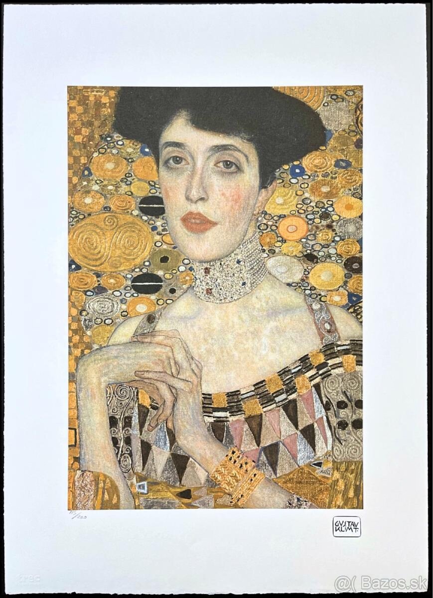 GUSTAV KLIMT © CERTIFIKÁT 115/200 © LA TREC SPA