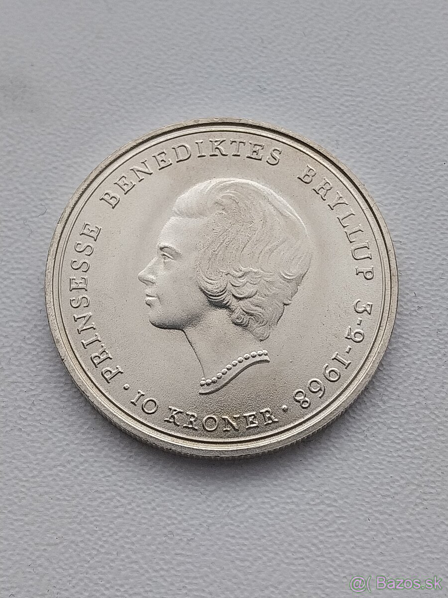 Strieborne mince Danska a Holandska