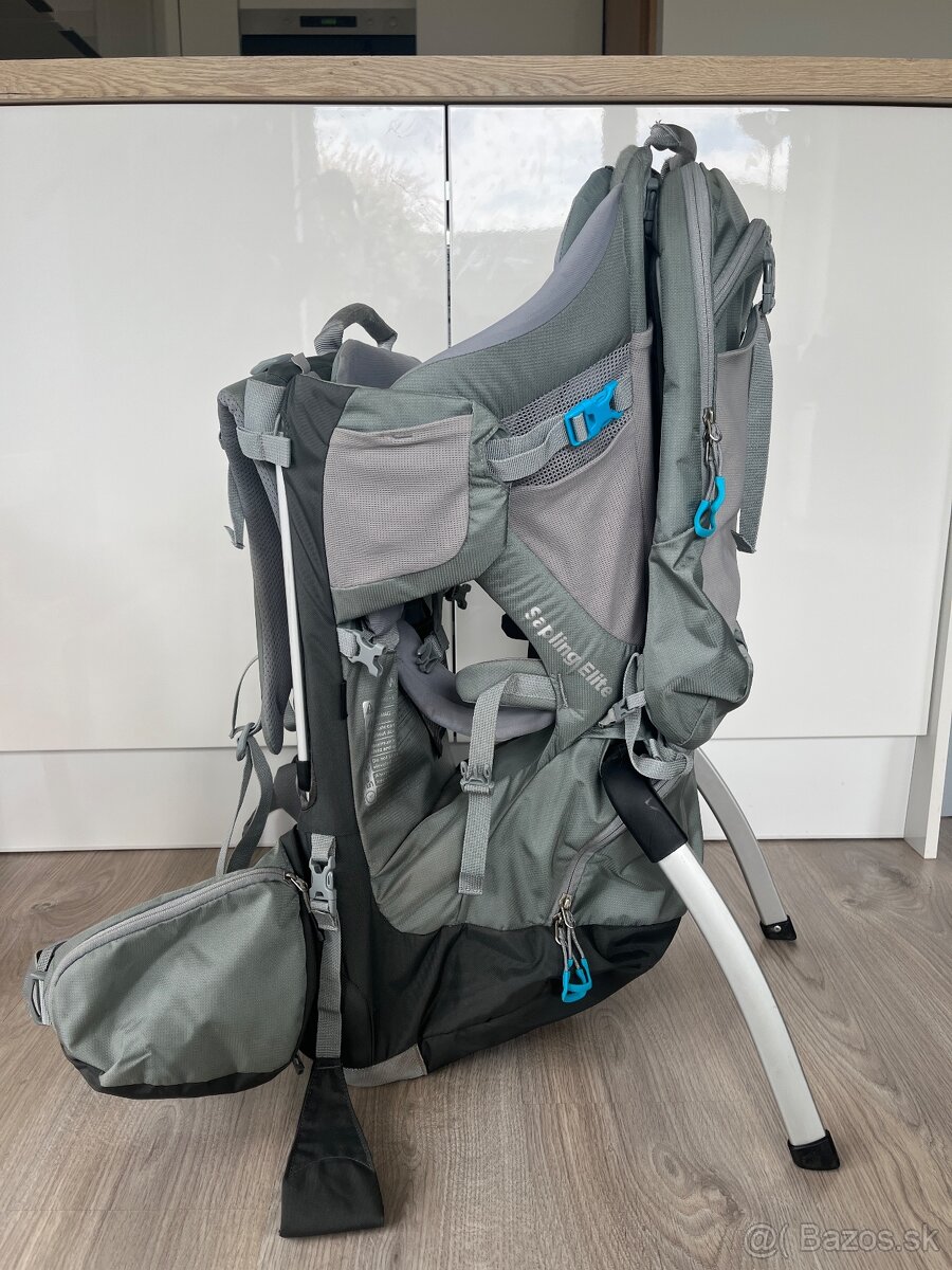 Detský turistický nosič Thule Sapling Elite + pršiplášť