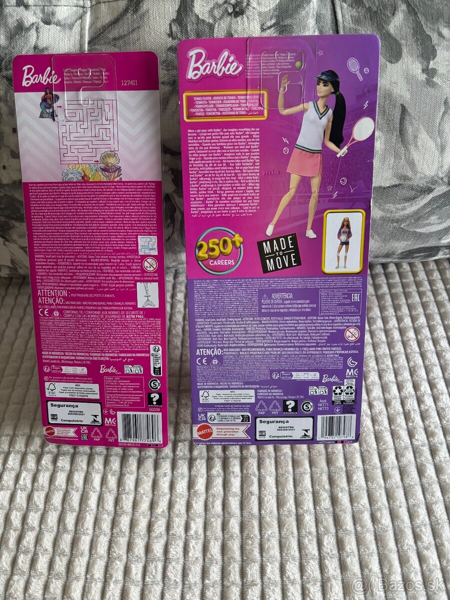 Barbie Original tenistka a morská panna