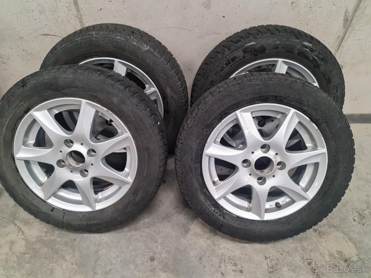 ALU disky ENZO 4x108 R14 + zimné pneu Nokian WR D4