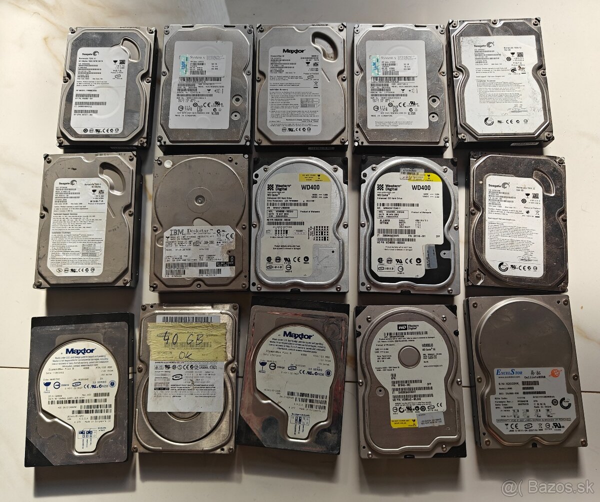 Mix HDD - 20 GB - 1 TB