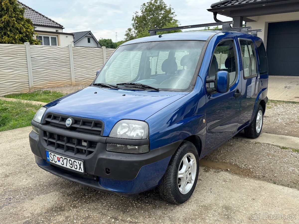 Fiat Doblo 1.6i 16v Plyn CNG Natural Power