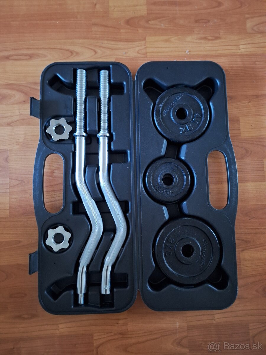 Činkový set v kufri 9 - 20 kg inSPORTline BEZ20