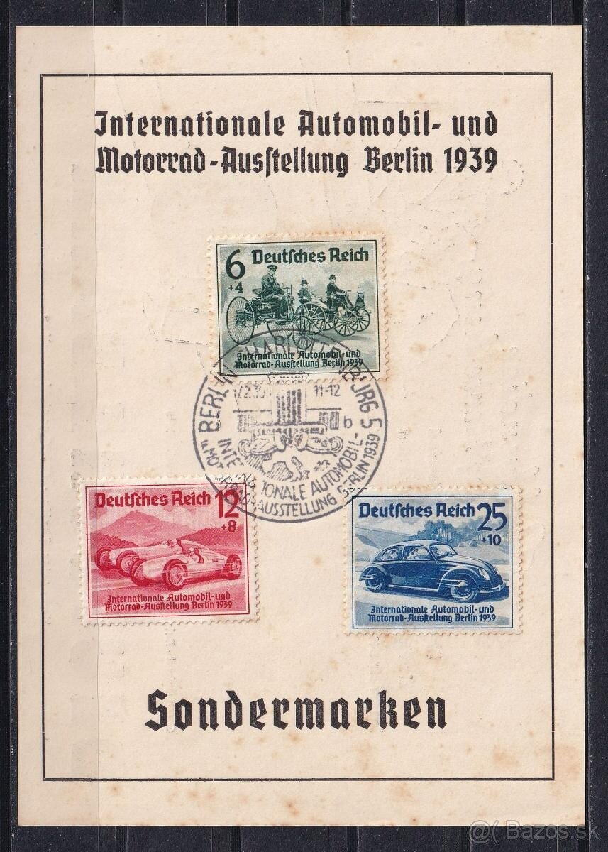 Ríša- č.686-688 (Deutsche Bank) Autá raz (čítajte Popis)