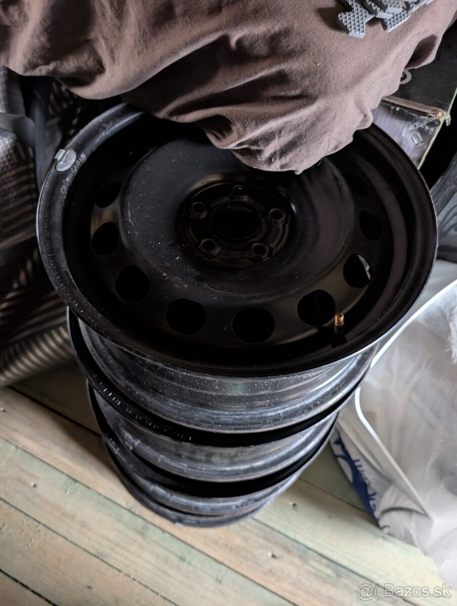 plechove disky r16 6Jx16 ET35 5x100 originalne