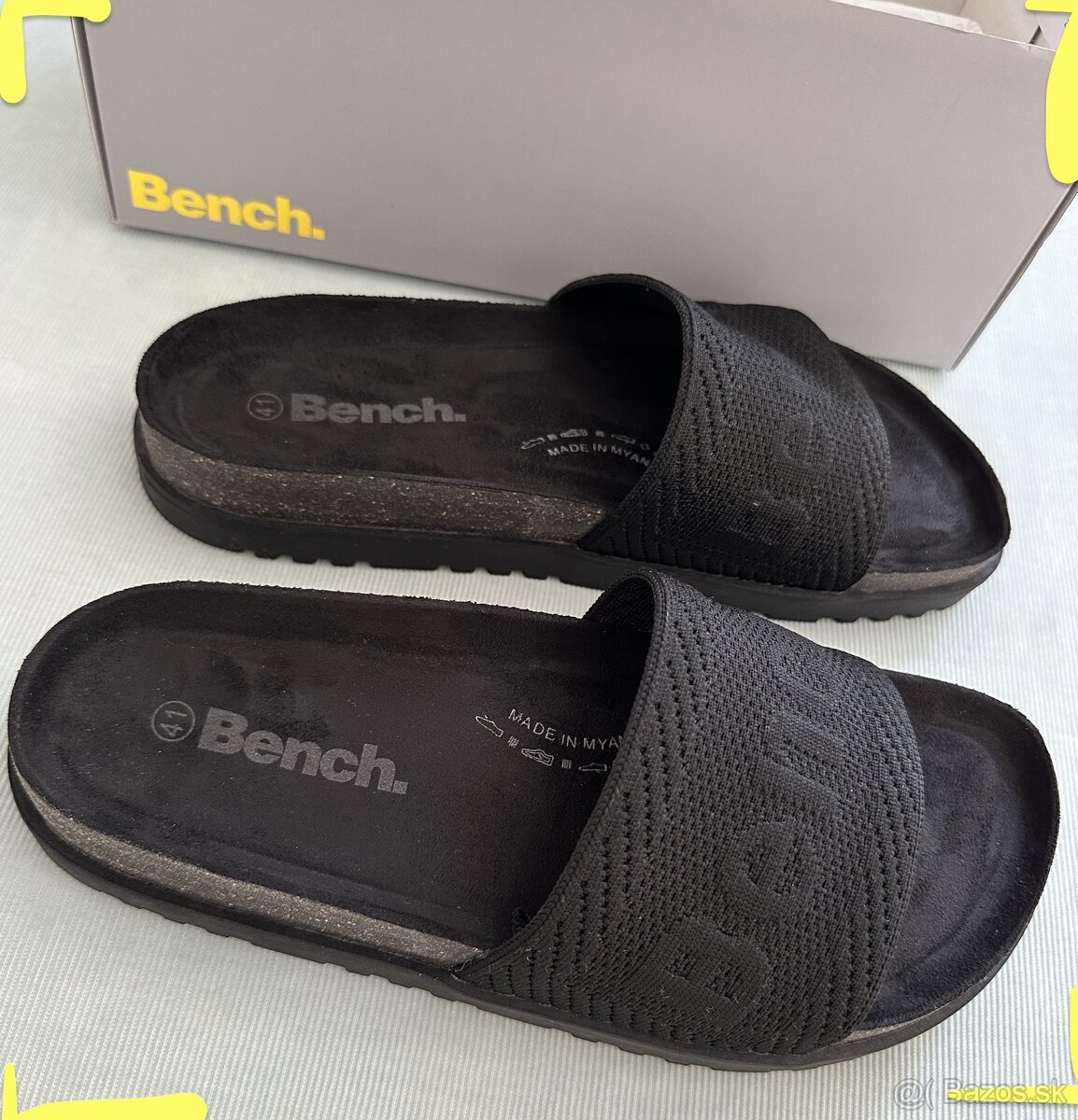 "NOVÉ" BENCH unisex šlapky čierne EU41 za 21eur